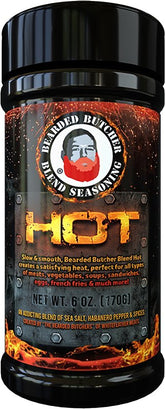 Bearded Butcher Hot-6OZ Seasoning, Hot Blend, 6 oz
